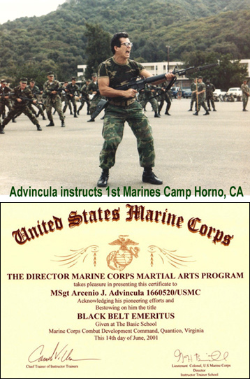 Advincula and the 1st Marine Corps